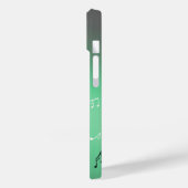 Pour iPhone 14 Moonlit Melody : Elegant Musical Notes coque iphon (Verso / Gauche)