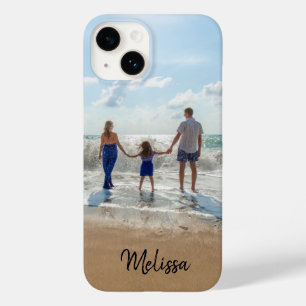 Pour iPhone 14 Nom personnalisé Coque photo Monogramme coque ipho
