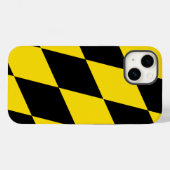 Pour iPhone 14 Patriotique Apple Coque-Mate, Munich drapeau Coque (Verso (horizontal))