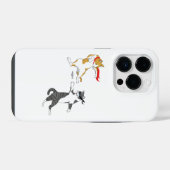 Pour iPhone 14 Plus Bataille de chats Coque de téléphone Case-Mate pou (Verso Horizontal)