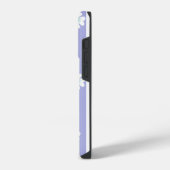 Pour iPhone 14 Plus Coque mou à fleurs violettes (Côté gauche)