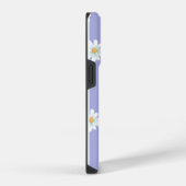 Pour iPhone 14 Plus Coque mou à fleurs violettes (Côté droit)