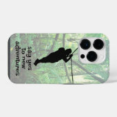 Pour iPhone 14 Plus Zipline Adventure Design Smartphone Coque (Verso Horizontal)