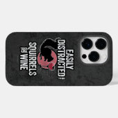 Pour iPhone 14 Pro Facilement distrait par les écureuils et le Coque (Verso (horizontal))