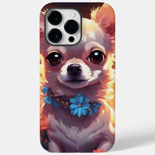Pour iPhone 14 Pro Max Coque du Chihuahua (Verso)