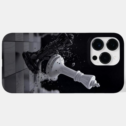 Pour iPhone 14 Pro Max Coque iPhone/iPad jeux d'echec (Verso (horizontal))