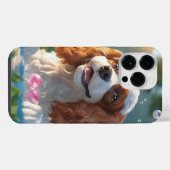 Pour iPhone 14 Pro Max King Charles Coque (Verso Horizontal)