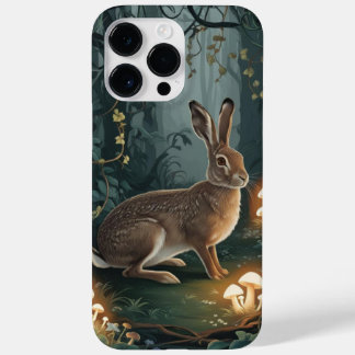 Pour iPhone 14 Pro Max Lièvre d'or | Élégance | Imaginaire | Coque de tél