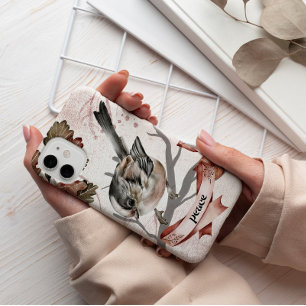 Pour iPhone 14 Pro Max Mystic Bird of Peace Samsung Galaxy Coque