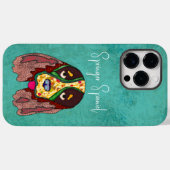 Pour iPhone 14 Pro Max Springer Spaniel Vilain Visage Coque-Mate coque ip (Verso (horizontal))