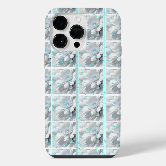 Pour iPhone 14 Pro Max Téléphone coque en fleur (Verso)