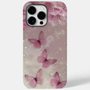 Pour iPhone 14 Pro Max Toile de la nature : Papillon et coque ipad de fle