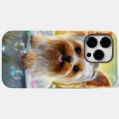 Pour iPhone 14 Pro Max Yorkie Coque (Verso (horizontal))