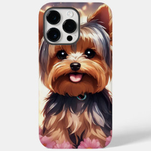 Pour iPhone 14 Pro Max Yorkie Coque