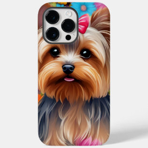 Pour iPhone 14 Pro Max Yorkie Coque