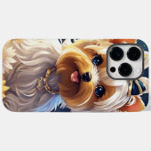 Pour iPhone 14 Pro Max Yorkie Coque (Verso (horizontal))