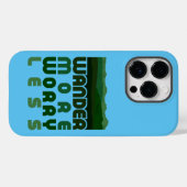 Pour iPhone 14 Pro Se promener plus inquiet moins Coque-Mate coque ip (Verso (horizontal))