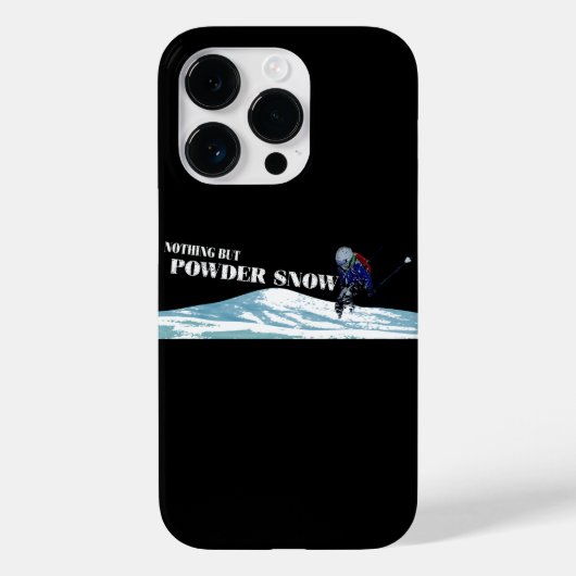 Pour iPhone 14 Pro Ski de fond / coque ipad (Verso)