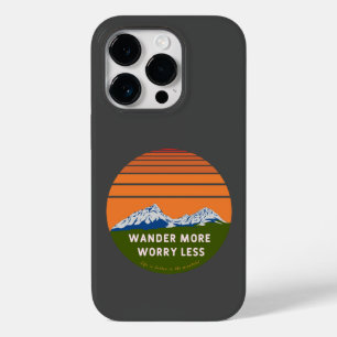 Pour iPhone 14 Pro Voyagez plus Inquiète moins Coque-Mate coque iphon
