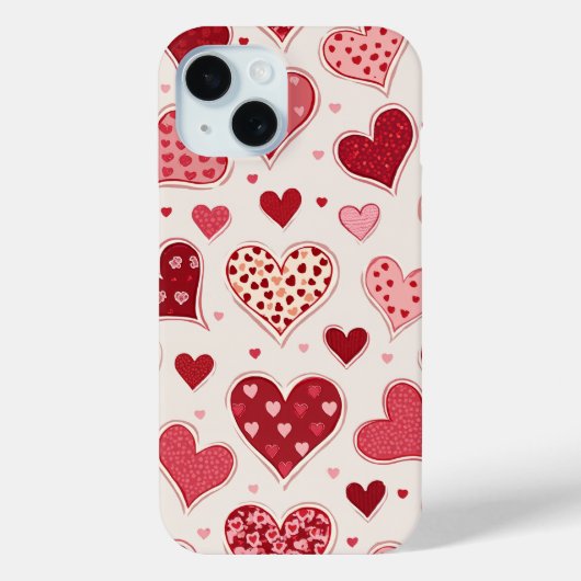 Pour iPhone 15 charmant coque (Verso)
