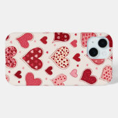 Pour iPhone 15 charmant coque (Verso (horizontal))