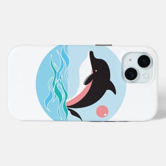 Pour iPhone 15 coque (Verso (horizontal))