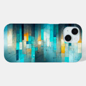 Pour iPhone 15 Coque art abstrait (Verso (horizontal))
