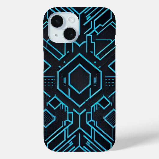 Pour iPhone 15 Coque art abstrait (Verso)