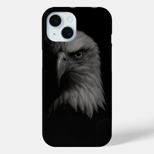 Pour iPhone 15 coque d'aigle (Verso)