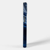 Pour iPhone 15 Coque de téléphone bleue, épaisse, résistante aux (Verso / Droite)