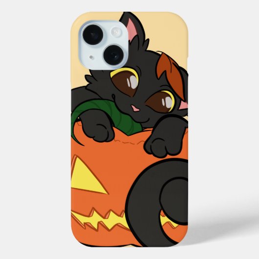 Pour iPhone 15 Coque de téléphone Chat Mignon (Verso)