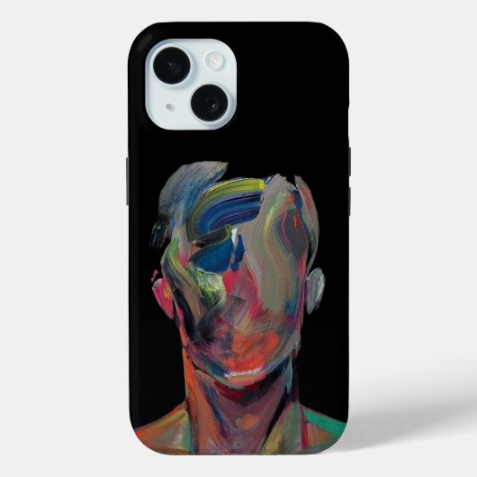 Pour iPhone 15 coque de téléphone esthétique sans visage (Verso)
