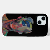 Pour iPhone 15 coque de téléphone esthétique sans visage (Verso (horizontal))