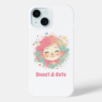 Coque de téléphone Fille Mignonne Kawaii – Dessin 