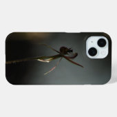 Pour iPhone 15 coque de téléphone orchidée dragon (Verso (horizontal))