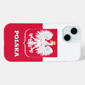 Pour iPhone 15 Coque du drapeau polonais, patriotes polonais, mod (Verso (horizontal))