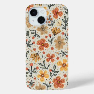 Pour iPhone 15 coque iphone(fleur)
