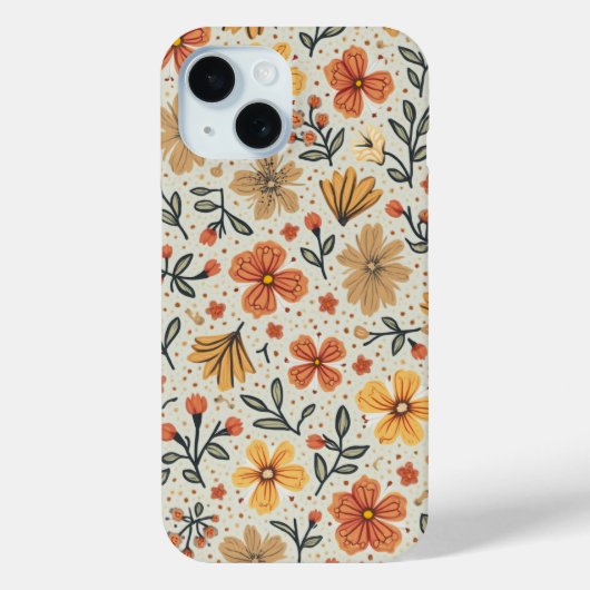 Pour iPhone 15 coque iphone(fleur) (Verso)