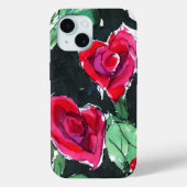 Pour iPhone 15 Coque SmartPhone rose (Verso)