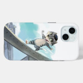 Pour iPhone 15 Tour Eiffel Tough Coque (Divers) (Verso (horizontal))