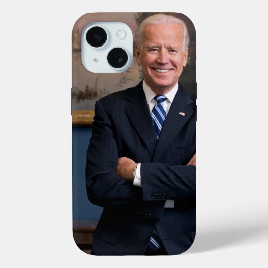 Pour iPhone 15 Vice-président Joe Biden du Coque de la présidence (Verso)