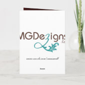 pour joueur de basket Cartes de Noël (Dos)