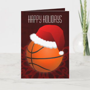 pour joueur de basket Cartes de Noël