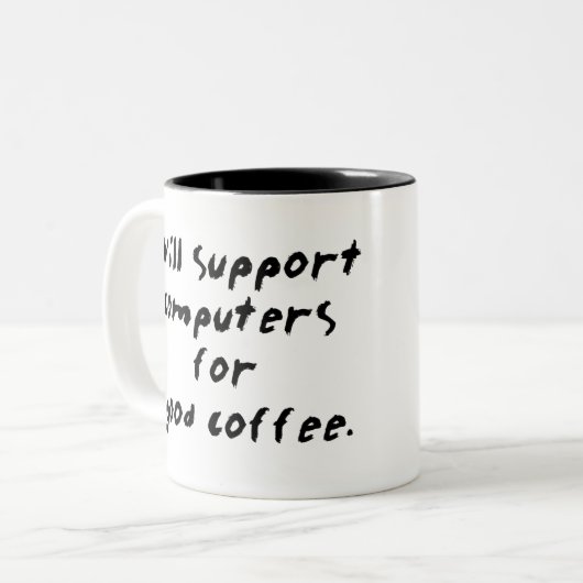 … pour la bonne tasse de café (Devant gauche)