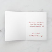 Pour la carte de chat noir de Noël vétérinaire (Intérieur)