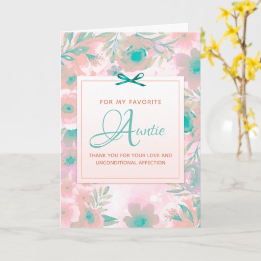 Pour la carte de fête de ma mère préférée (Fleur jaune)