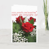 POUR la carte de voeux de MAMAN (Dos)