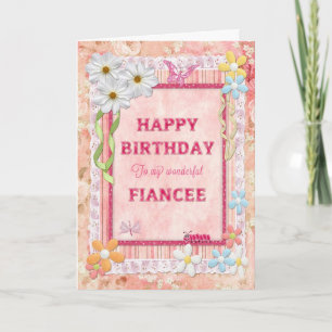 Pour la fiancée, carte d'anniversaire de métier