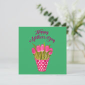 Pour la meilleure maman du monde. carte (Debout devant)