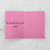 Pour la meilleure maman du monde. carte (Intérieur)